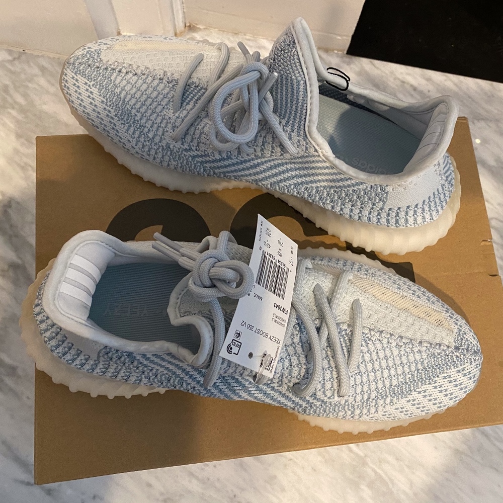 Yeezy 350 Cloud White Non Reflective Size 9